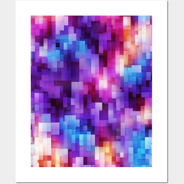 Abstract bitmap Color blur effect Wall Art by Anik Arts